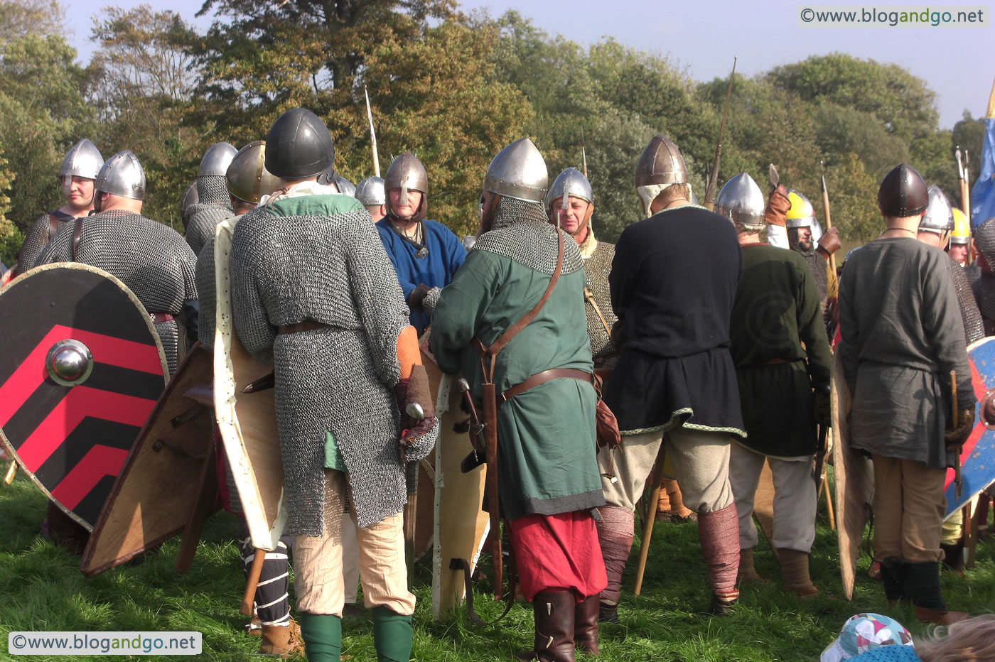 Battle - Hastings re-enactors at rest